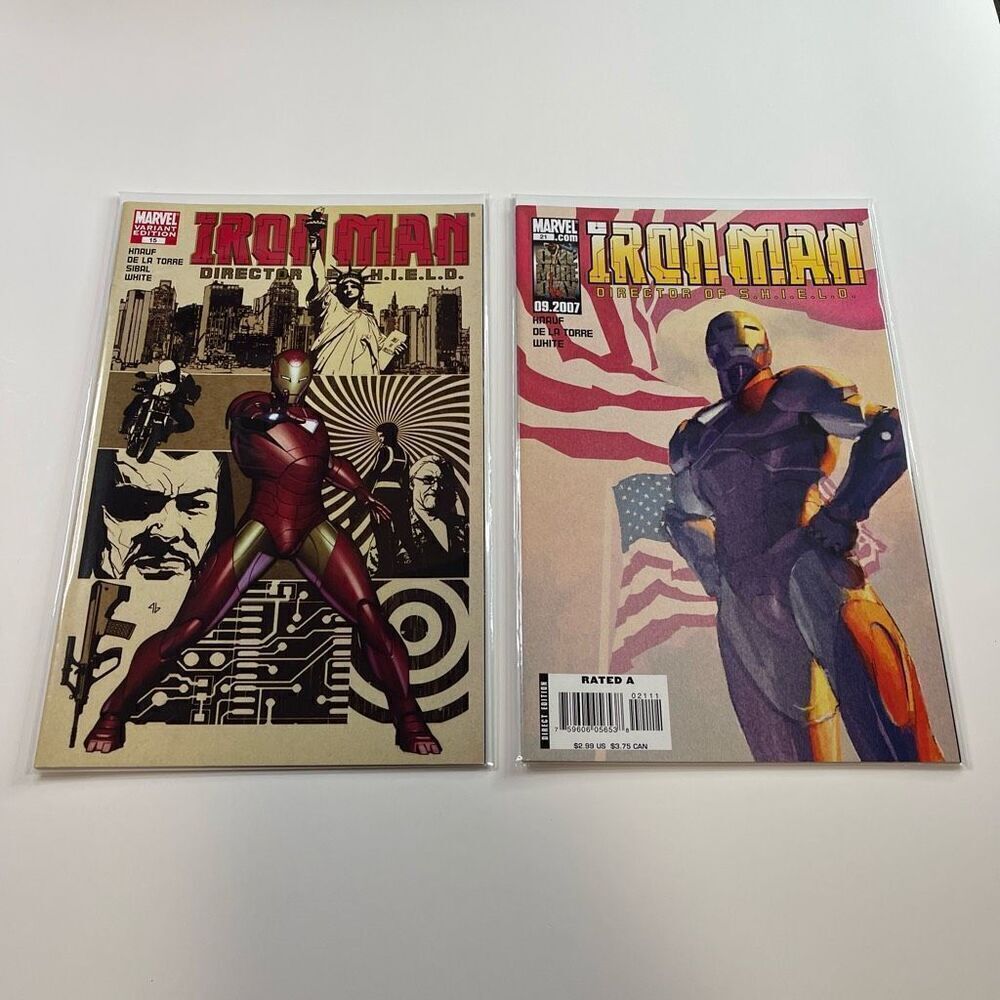 Iron Man Director of S.H.I.E.L.D. Issues 15 and 21 ( Marvel Comics 2007 )